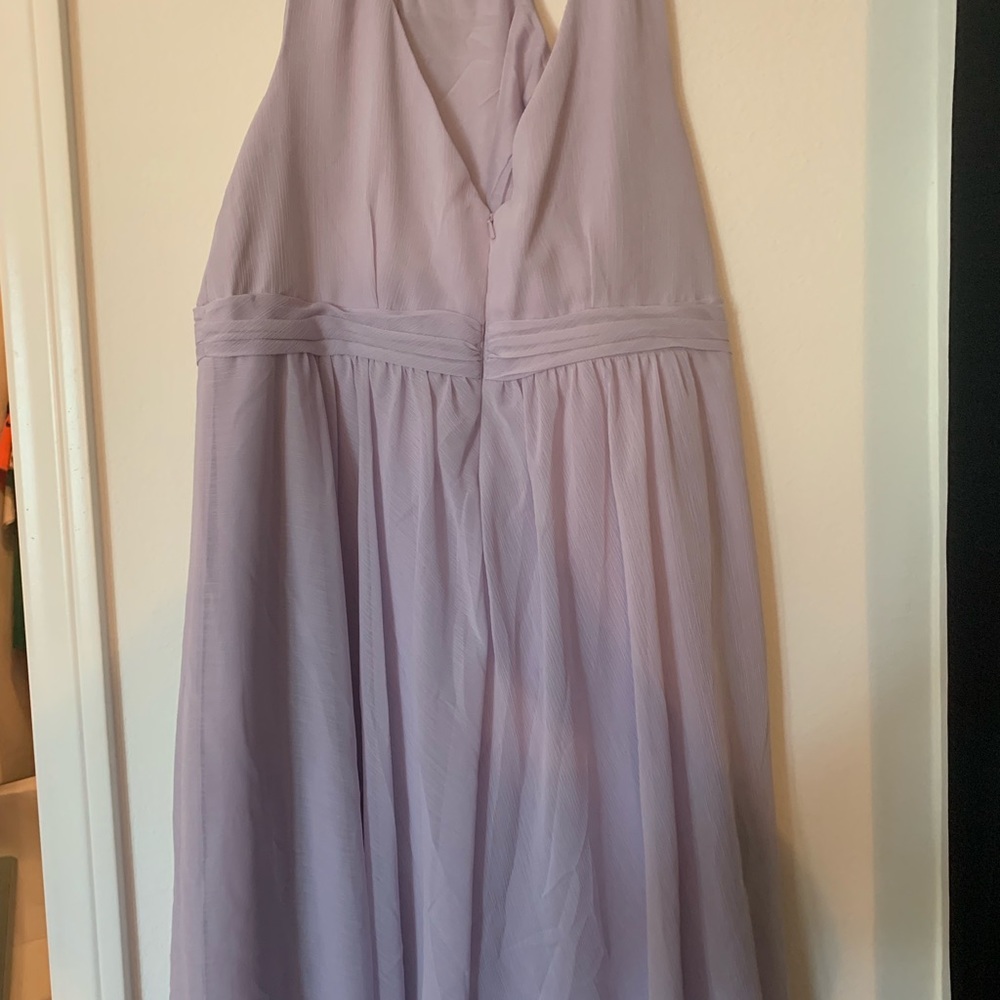 David’s Bridal Bridesmaid dress. Color- Iris Sz 18